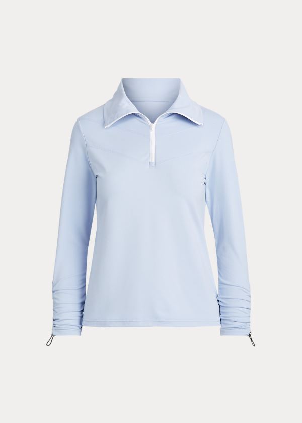 Pullover Ralph Lauren Mujer Azules - Quarter-Zip Golf - TBMUI4103